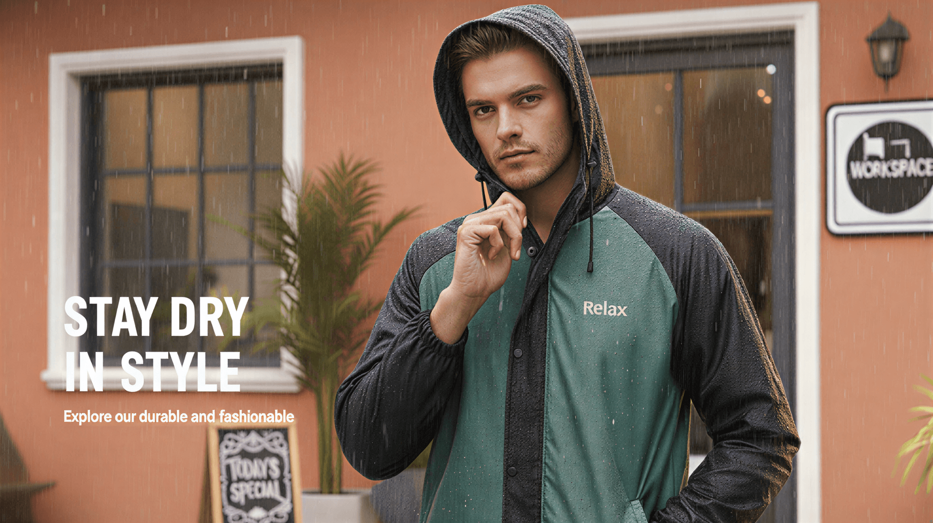 Raincoat Background