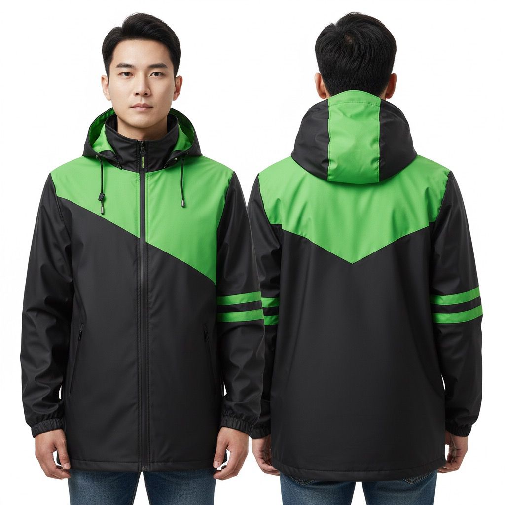 Pro Biker Rain Suit - Green